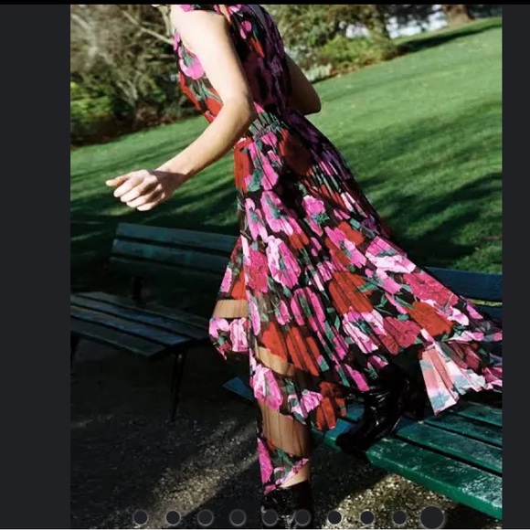 The kooples size 1 dress dolce vita print - Picture 3 of 17